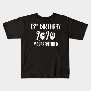 13th Birthday 2020 Quarantined Kids T-Shirt